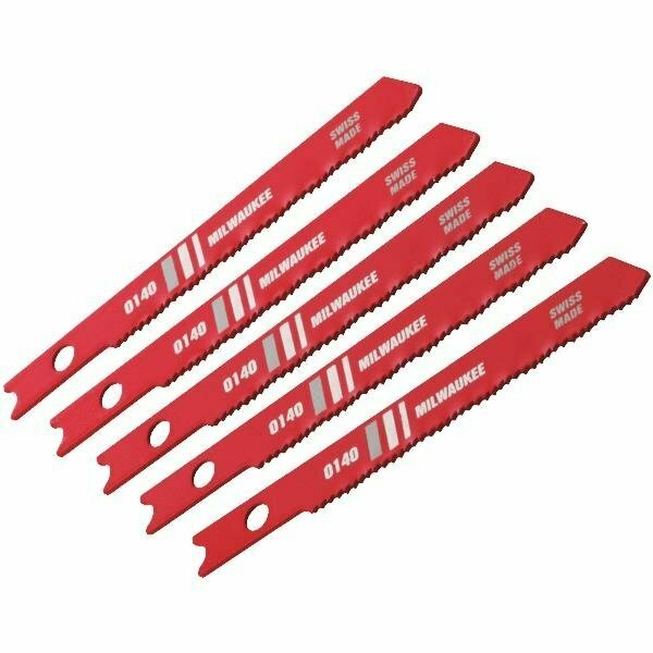 Milwaukee Tool Milwaukee Jig Saw Blade, 9/32 in W, 2-3/4 in L, 24 TPI, High-Speed Steel Cutting Edge 48-42-0140